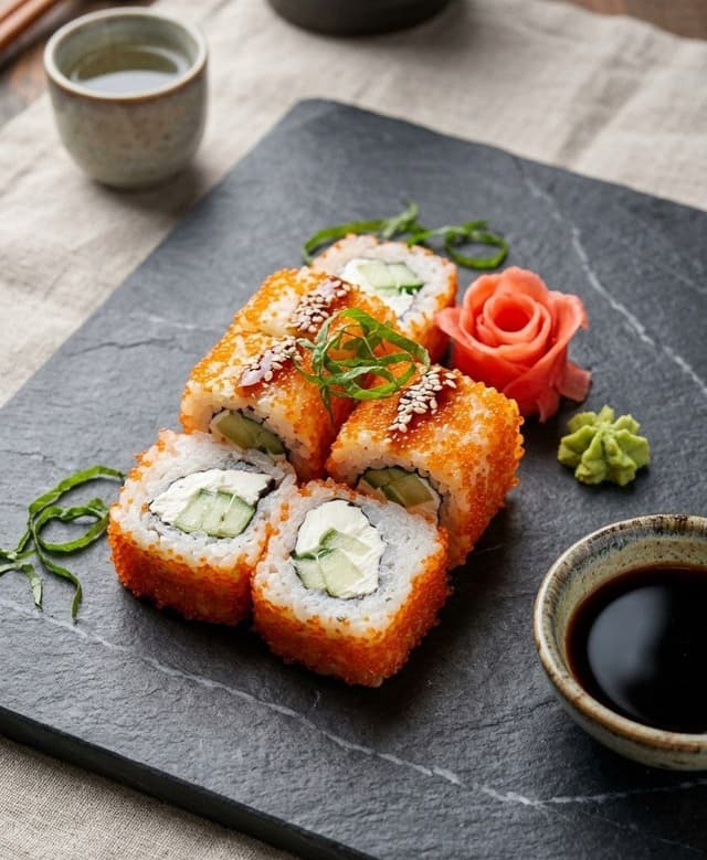 Радужный с креветками