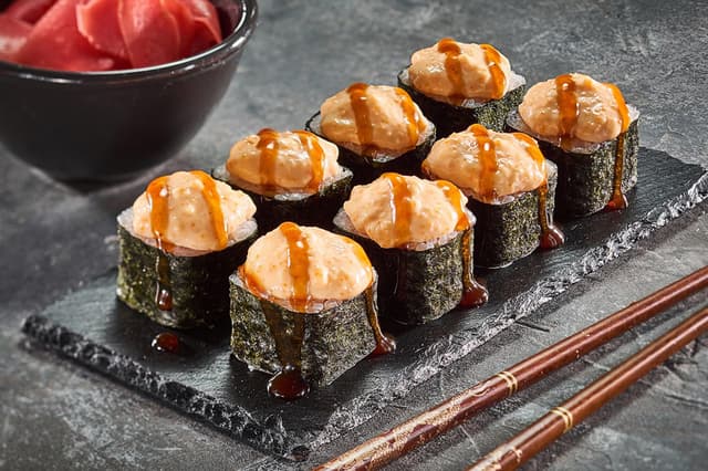 Запеченные роллы в нори